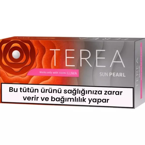 IQOS ILUMA uyumlu, tropikal aromalı 1 numaralı Terea Sun Pearl paketi.
