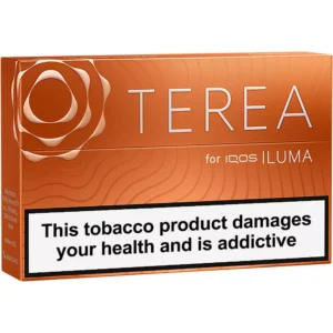 Terea Amber Avrupa versiyonu tütün çubuğu paket görseli