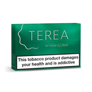 Terea Green Kazakistan nane aromalı tütün çubuğu paket detayları
