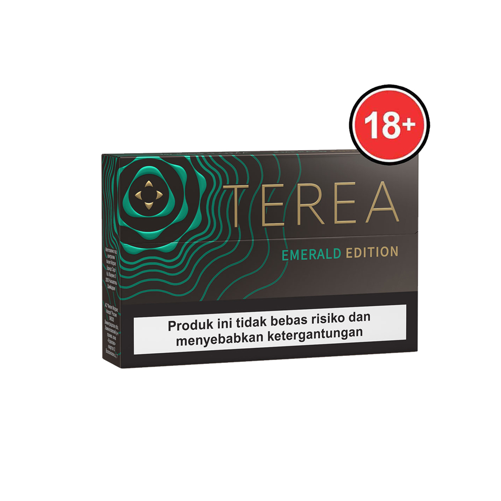 Emerald Edition özel zümrüt yeşili tasarımlı tütün ısıtma cihazı.